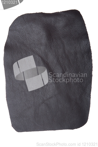 Image of Brown leather scrap