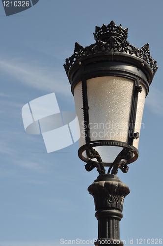 Image of Street lamp post