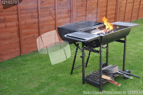 Image of Outdoor barbecue grill