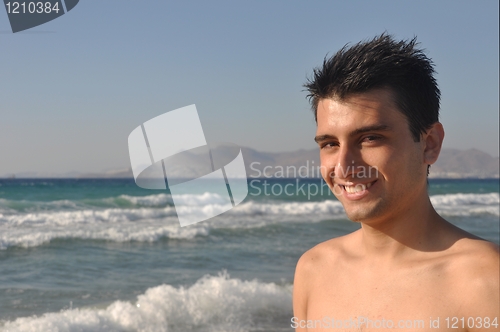 Image of Man at the beach