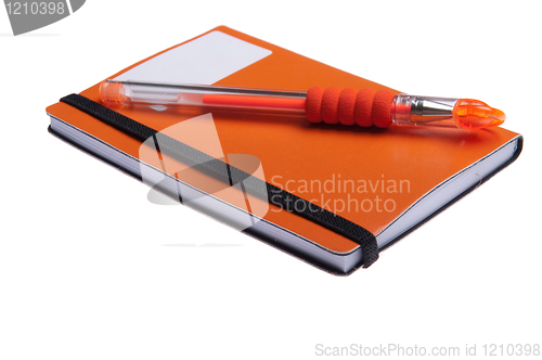 Image of Notebook and pen