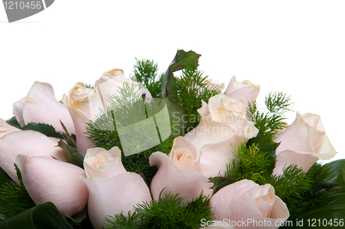 Image of Pink roses bouquet