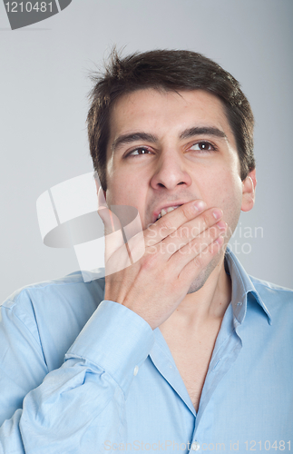 Image of Exhausted business man