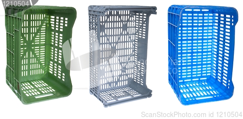 Image of Colorful crates