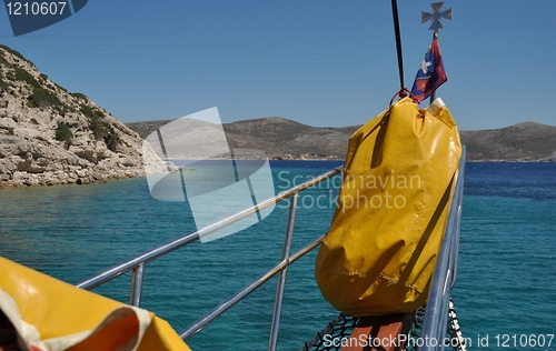 Image of Boat cruising