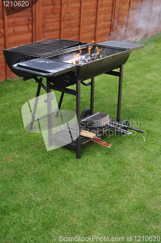 Image of Outdoor barbecue grill