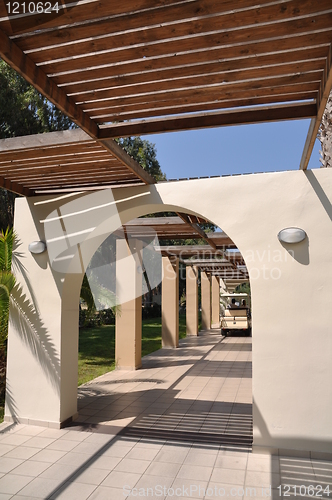 Image of Hotel walkway