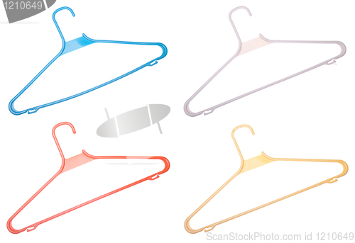 Image of Plastic clothes hanger