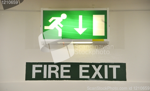 Image of Fire exit sign