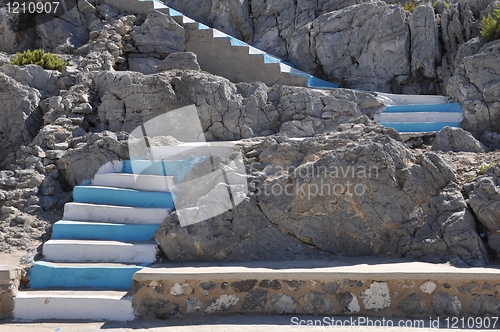 Image of Greece stairs