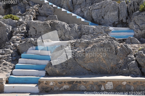 Image of Greece stairs