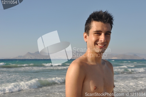 Image of Man at the beach