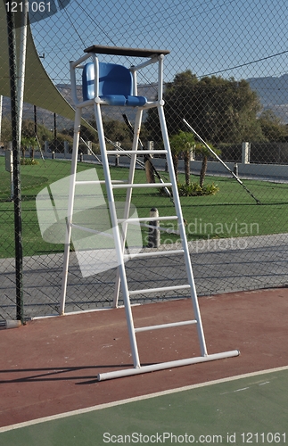 Image of Tennis referee chair