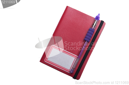 Image of Notebook and pen