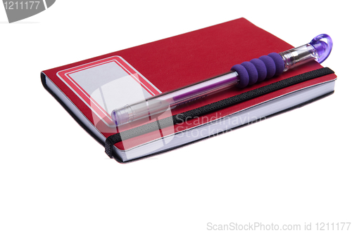 Image of Notebook and pen