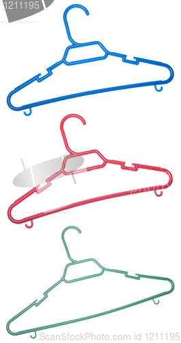 Image of Plastic clothes hanger