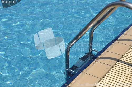 Image of Swimming pool ladder