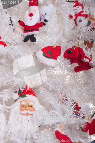 Image of Christmas tree background