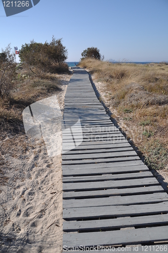 Image of Beach walkway