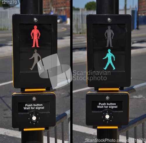 Image of Pedestrian traffic lights