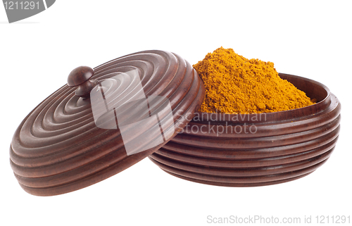 Image of Curry powder on bowl