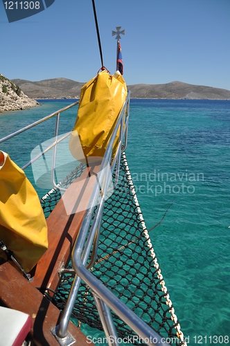 Image of Boat cruising