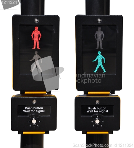 Image of Pedestrian traffic lights