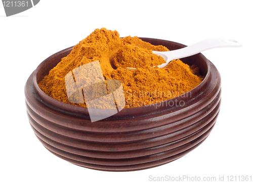 Image of Curry powder on bowl