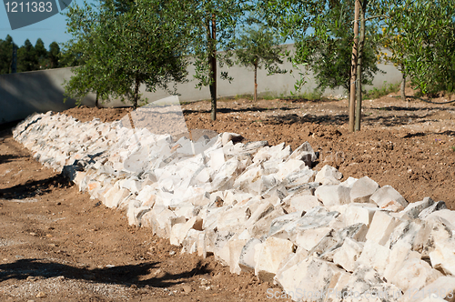 Image of Stones barricade