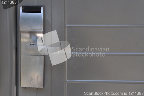 Image of Hotel door handle