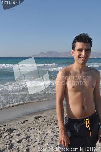 Image of Man at the beach