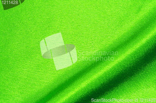 Image of green satin background