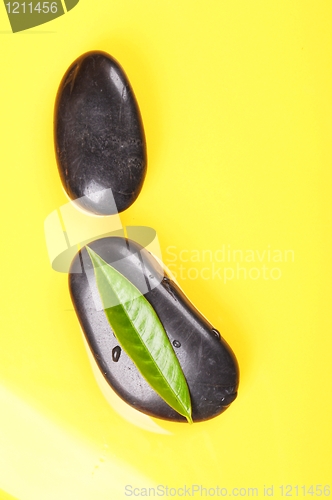 Image of zen stone and copyspace