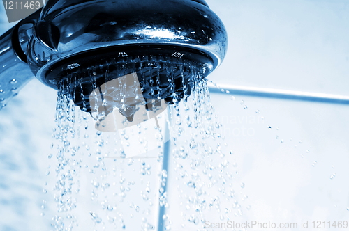 Image of shower and water