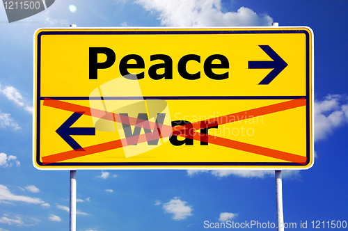 Image of peace and war