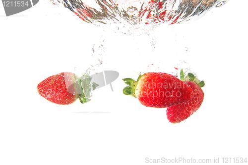 Image of strawberry splash