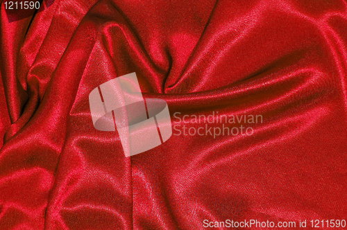 Image of red satin background