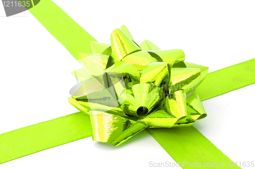 Image of Christmas Gift with ribbon