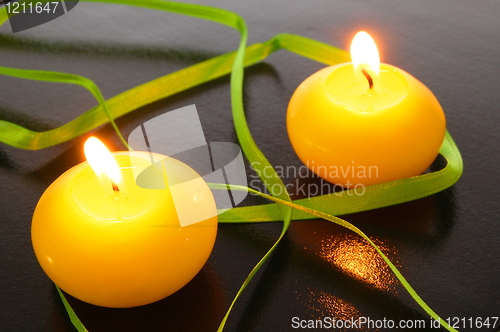 Image of yellow candle