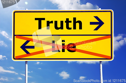 Image of truth or lie