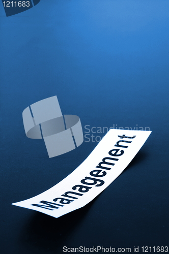 Image of management concept