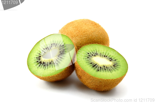 Image of kiwi fruit isolated on white background