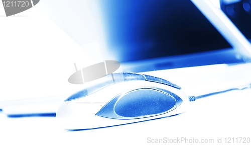Image of laptop and mouse