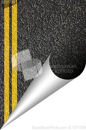 Image of asphalt texture with copyspace