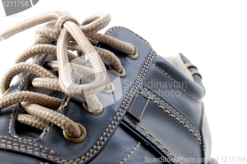 Image of macro of a shoe