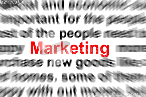 Image of marketing and money 