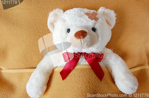 Image of sick teddy bear