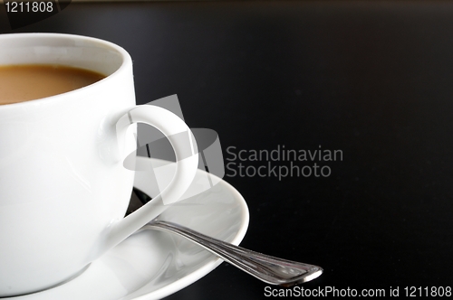 Image of cup of coffee and copyspace