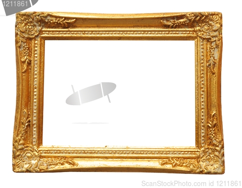 Image of image frame with blank white space