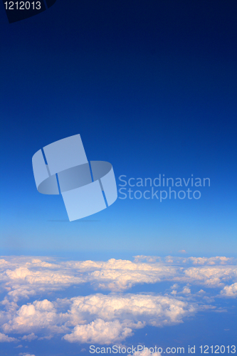 Image of clouds and blue sky 